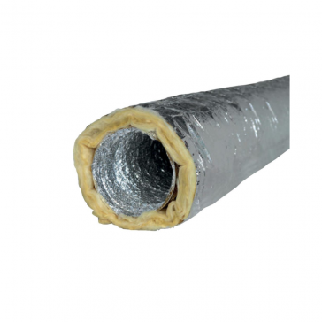 Tubo Flexível Alumínio Isolado kit 10 metros