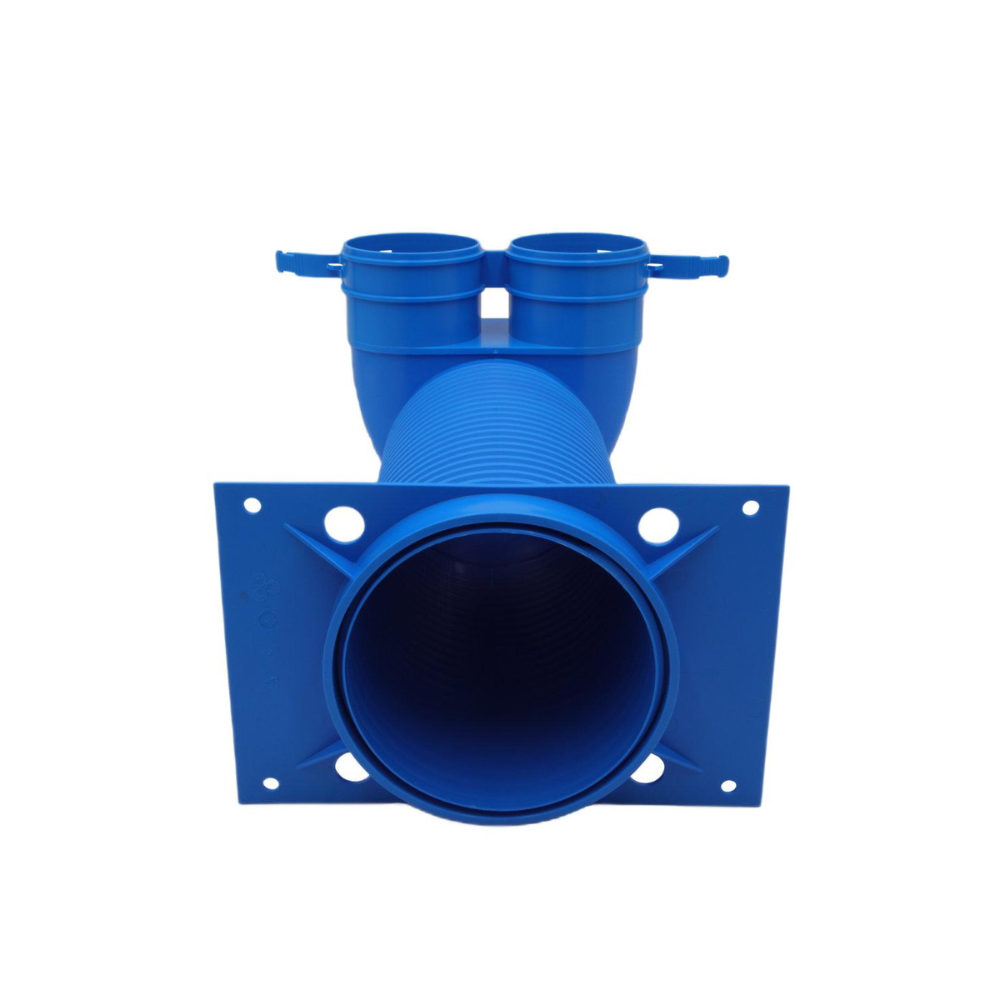 curva 90º p/grelhas 125 2x75/125