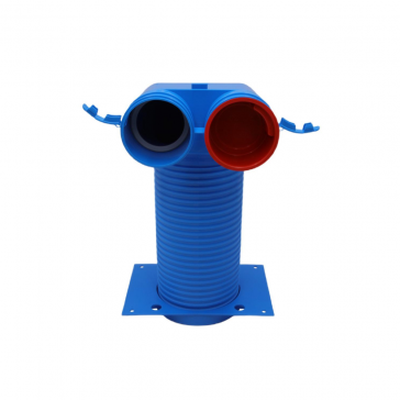 curva 90º p/grelhas 125 2x75/125